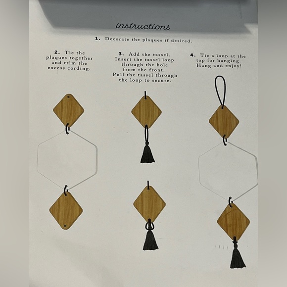 New Paint Your Own (PYO) Hexagon Wall Hanging Kit Crafting - Picture 13 of 14